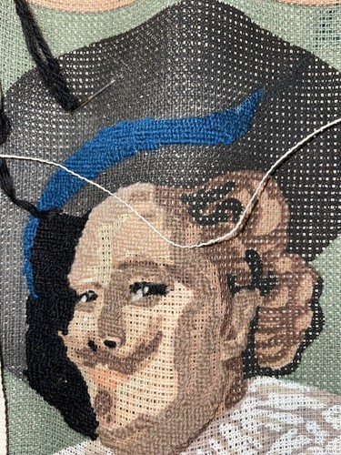 Vintage Needlework Tapestries Penelope “Cavalier” Cross Stitch Kit 13 1/2 X 17 - Picture 9 of 12
