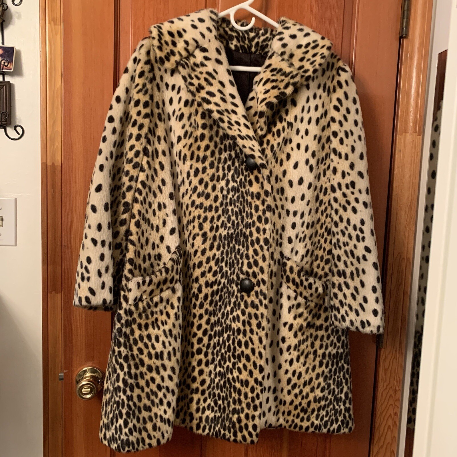 ジャケット・アウター vintage leopard design far long coat vintage leopard design far long coat（The 30 Best Vintage