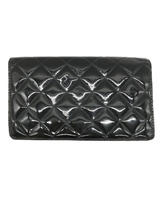 CHANEL MATELASSE COCOMARK ラムスキン Chanel Matelasse Coco Mark Handbag Shoulder Bag Black