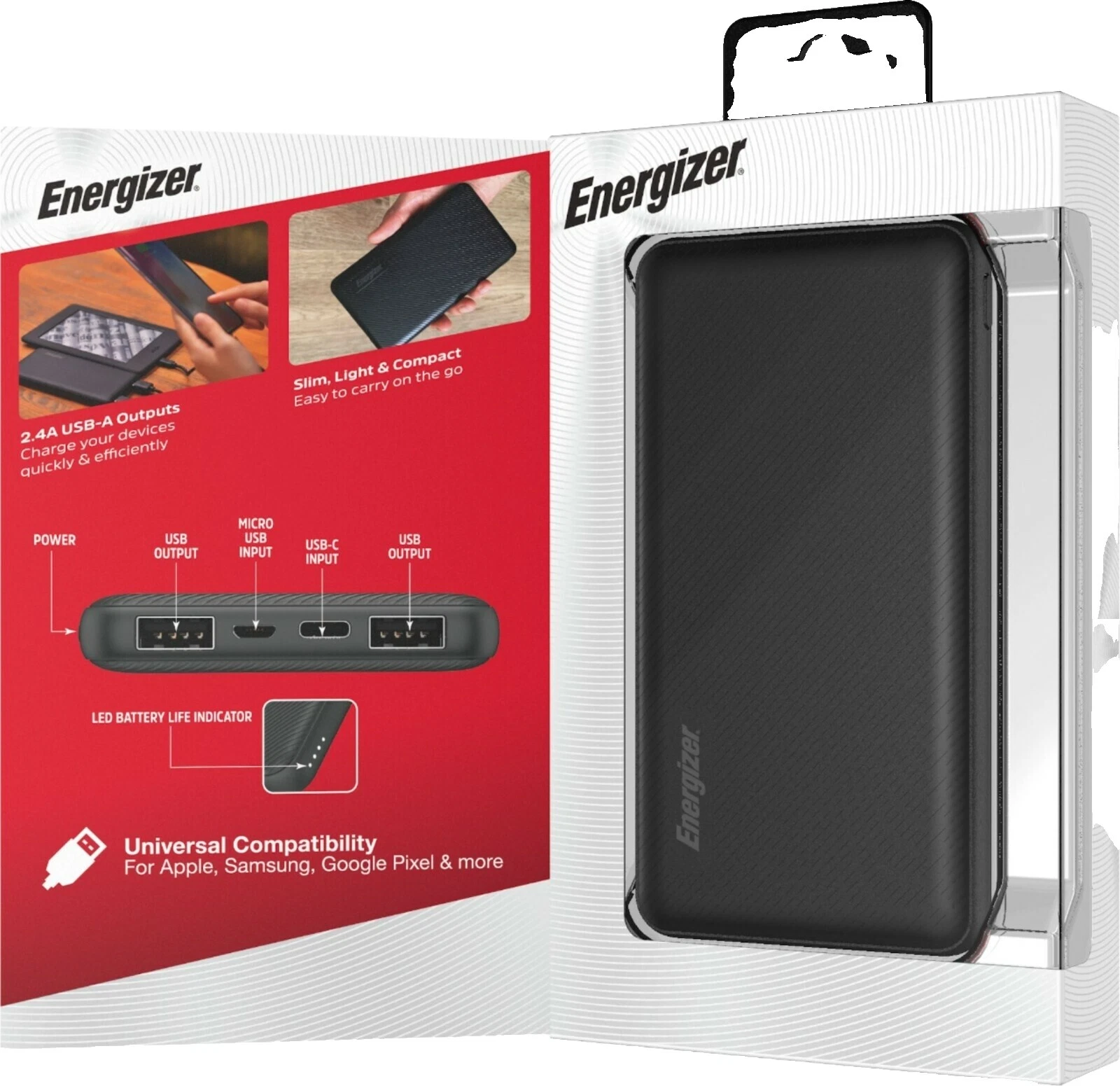 Carregadores e Porta-Celulares Energizer para Samsung