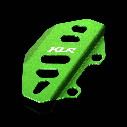 For Kawasaki KLR650 2008-2018 KLR LOGO Rear Brake Fluid Reservoir Guard Cover - Picture 16 of 26