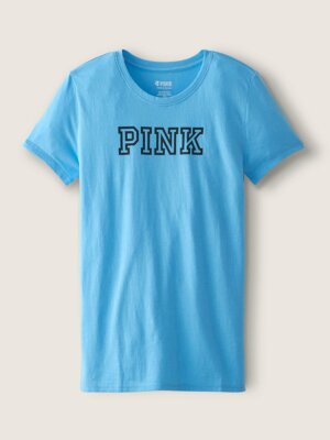 Victoria's Secret Pink SS Tee Shirt + Classic Pants Set Skyline