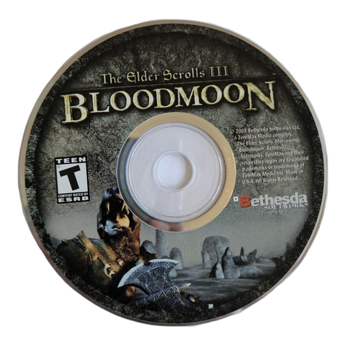 The Elder Scrolls 3 Tribunal & Bloodmoon PC Game Set 2 Discs Free Shipping - Picture 3 of 4