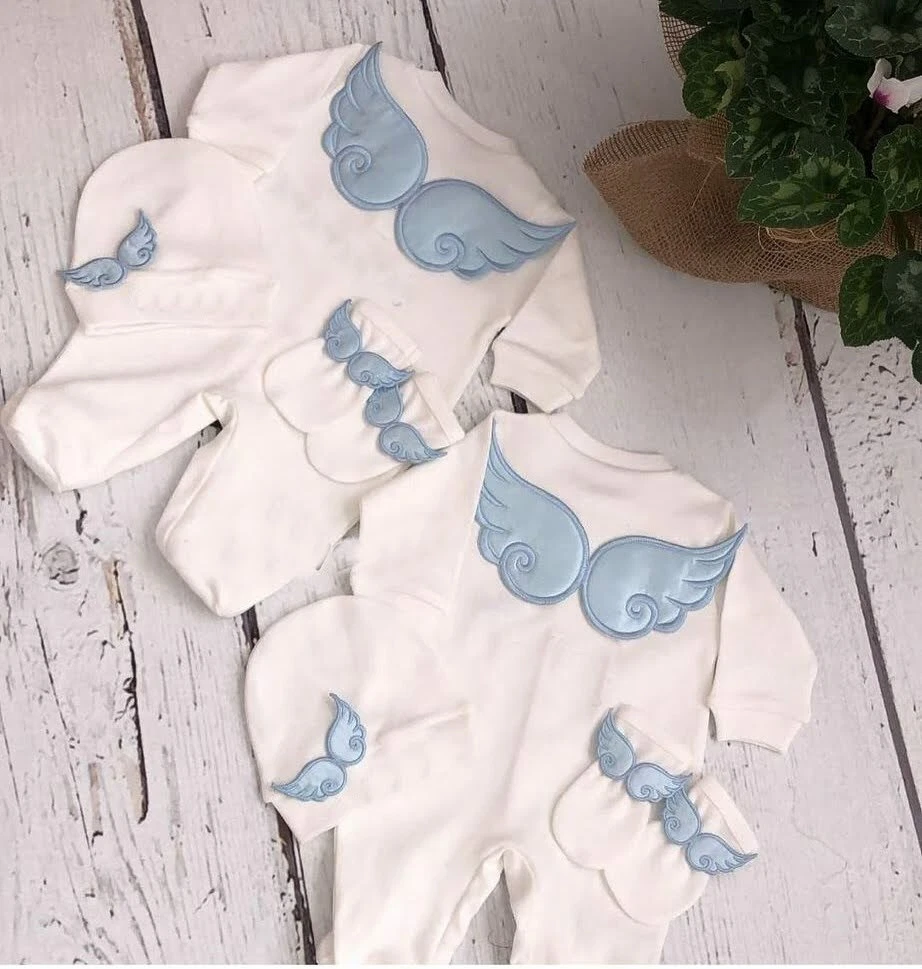 CUPID NEWBORN SET, Newborn angel wings set home coming outfit, baby shower gifts