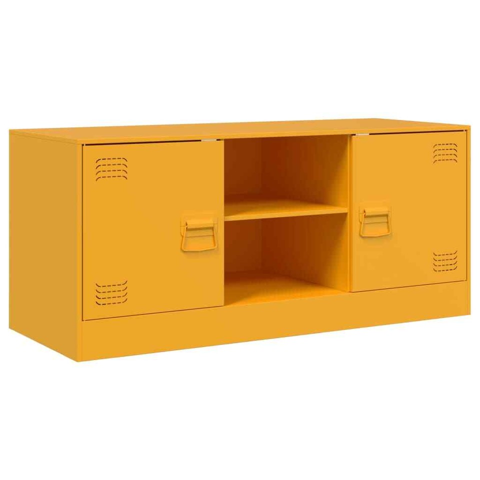 TV Mustard Yellow 99x39x44 cm Steel eBay
