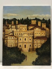 Franco Fortunato, "Paesaggio inatteso", Olio su tela, cm. 80 X 70