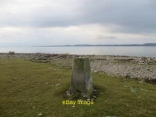 Photo 12x8 Trig point at Rhunahaorine Point at 2m above sea level is said  c2014