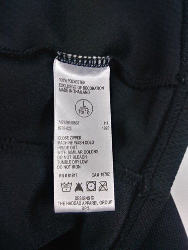 Air Jordan Boy's Jacket Black / Red Size Youth L (16/18) Athletic Track Full Zip - Picture 11 of 15