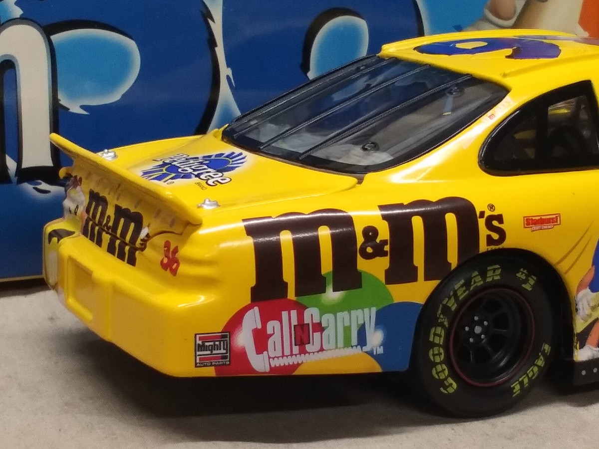Vintage NASCAR #36 Ernie Irvan M&M 1999 Grand Prix