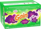 Gain Fabric Softener Dryer Sheets, Moonlight Breeze, 240 Count