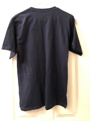 T-shirt ADIDAS blu navy con scritta bandiera uomo media nuova con etichetta - Foto 4 di 7
