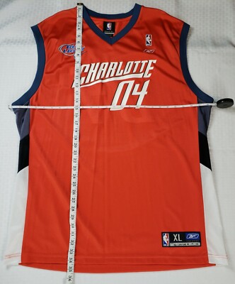 Charlotte Bobcats 2004 Reebok Promotional Jersey Shirt Large