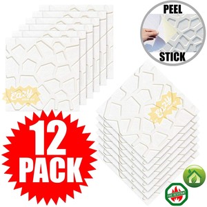 Ceiling Tiles 12 X12 White Random Style Peel And Stick Easy