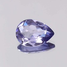 AAA 1.65 CT Natural Pastel Blue Montana Sapphire Loose Pear Gemstone Cut