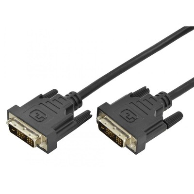 DVI-D 18+1 Kabel, Single Link, schwarz, 2, 0 m DIGITUS DB-320107-020-S (40160323