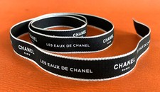 CHANEL Ribbon Black Paris NEW