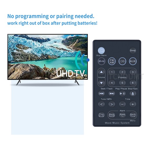 Replacement Remote Control For Bose Wave Music System AWRCC1 AWRCC2 Radio/CD - Picture 5 of 6