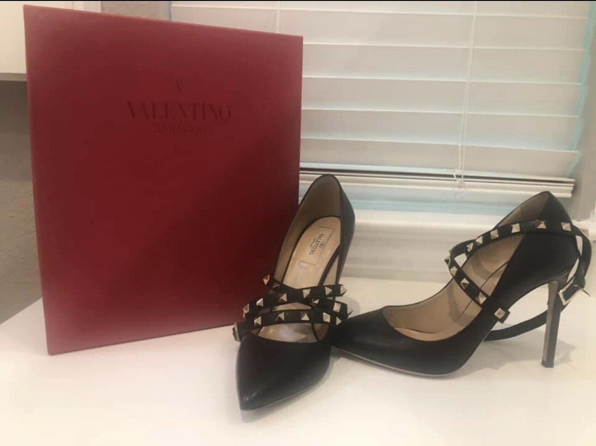 Valentino Rockstud Ankle Wrap Heels (39) NW2S0E13CBL | eBay Valentino Rockstud Ankle Wrap Heels (39) NW2S0E13CBL | eBay