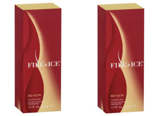 Lot of 2 Pcs - Fire and Ice Perfume by Revlon 1.7 oz Cologne Spray Women's NEW