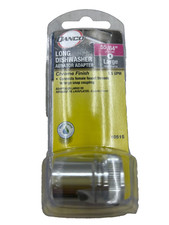 Danco Long Chrome Dishwasher Aerator Faucet Adapter 55/64" 10515