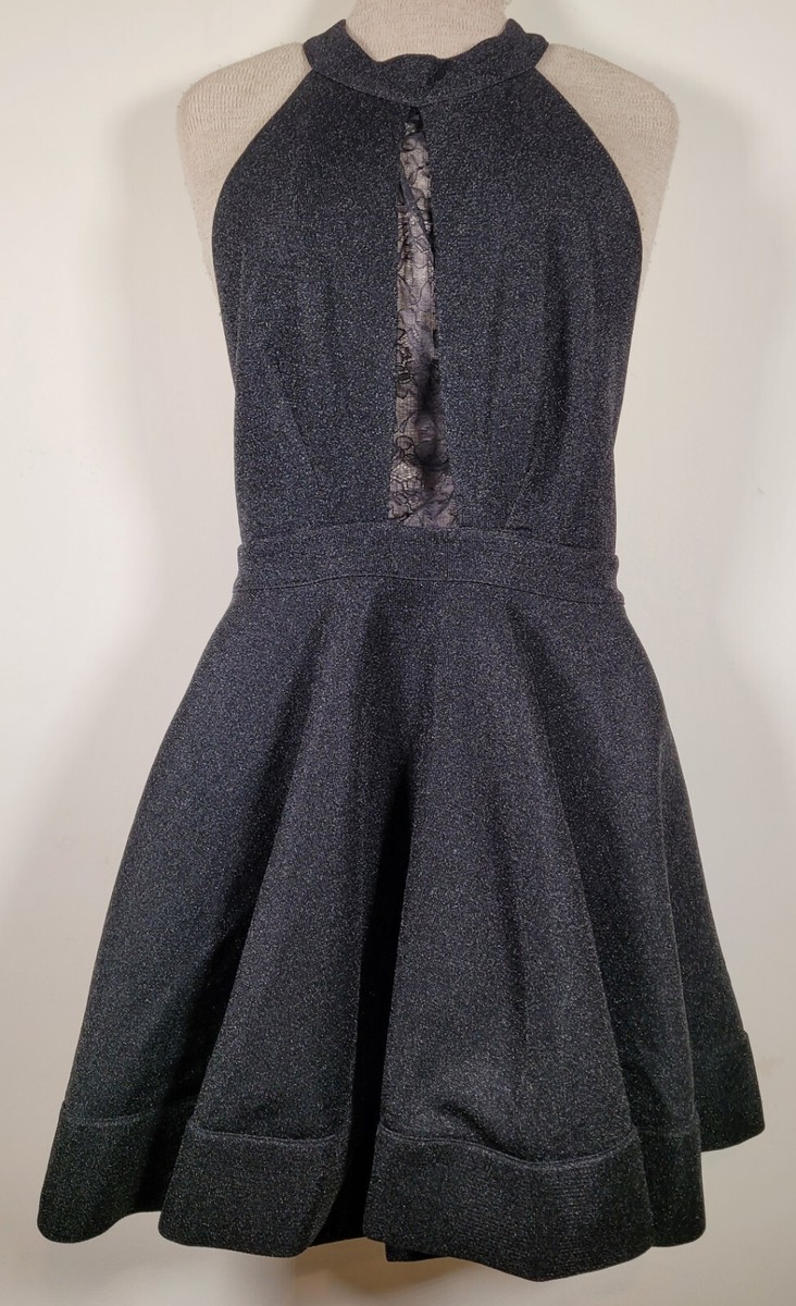 luxxel black lace dress Dress Luxxel Brand Size medium beige black balloon cocktail zip back dress