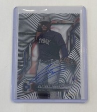 Gleyber Torres 2018 Topps High Tek Black Orbit Rookie Autograph #d /50 Tigers