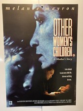 Other Women&rsquo;s Children. Melanie Mayron. Original UK Video Poster.