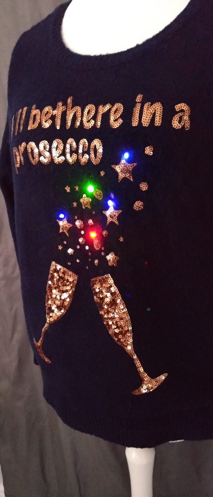 Ladies christmas jumper size 16 light up eBay
