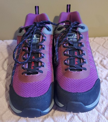 Purple/Gray Garmont Outdoor Shoe, Vibram Soles G-beneFIT Sz 9 Hiking Outdoor - 第 3/6 張圖片
