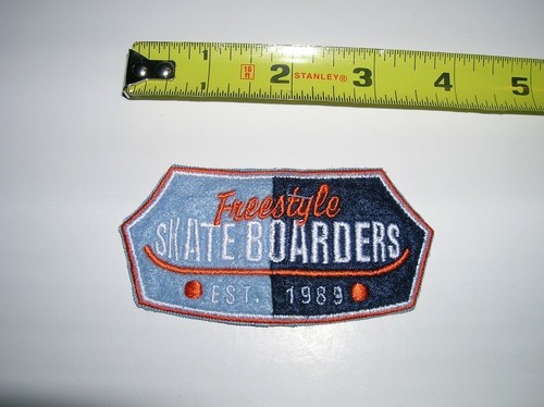 SKATEBOARD PATCH - FREESTYLE SKATEBOARDERS 1989 - Bild 3 von 5