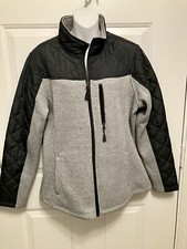 SwissTech Boy  s XL Jacket 16/18 Or Men  s Small Blue Gray Athletic Coat Full Zip