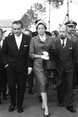 Prince Rainier and Princess Grace of Monaco in Rome 1959 OLD PHOTO 3