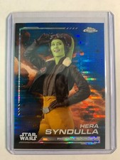 2024 Topps Chrome Star Wars Blaster Blue Pulsar Refractor Hera Syndulla 2