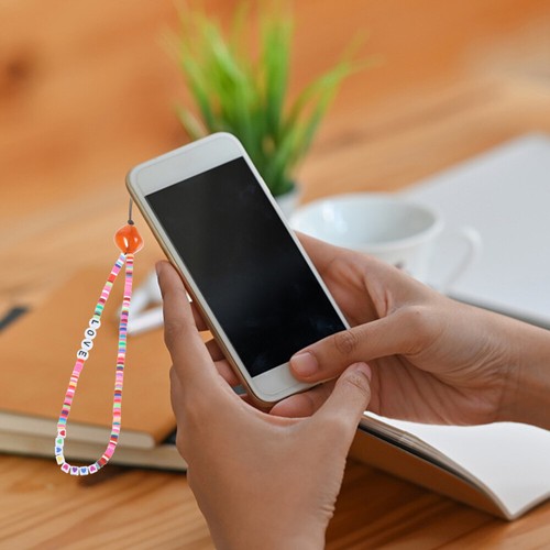 Cute Phone Chain Phone Lanyard Strap Charm Wristlet Bohemian Phone Chain Decor - Zdjęcie 8 z 12