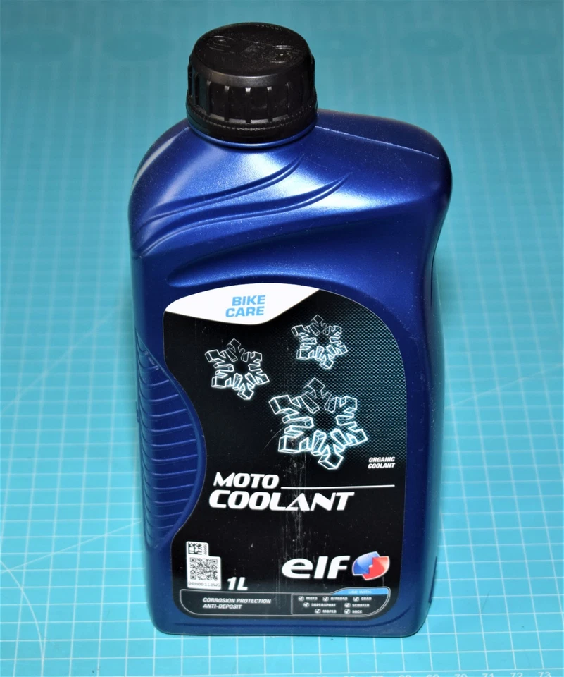 1 Litre de liquide de refroidissement ELF COOLANT ORGANIC (-26°) neuf - Photo 1/1