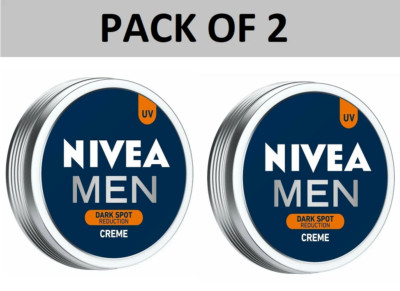 Nivea Men Creme,Dark Spot Reduction act as Non Greasy Moisturizer 30ml pack of 2