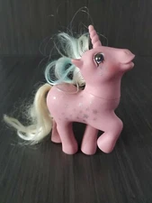 My Little Pony MLP G1 Vtg 1987 Twice as Fancy Milky Way Unicorn Stars Pink GUC
