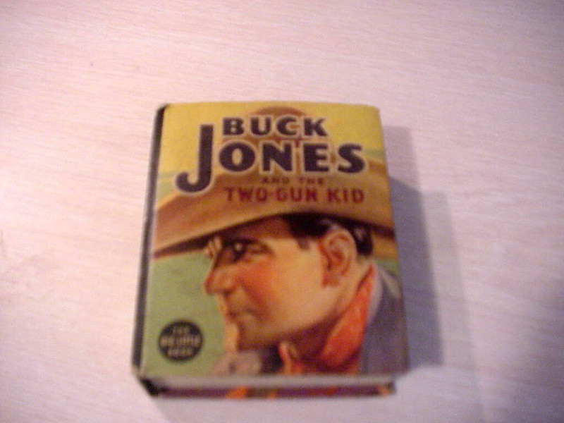 VINTAGE 1937 BUCK JONES & THE TWO-GUN KID, BIG LITTLE BOOK # 1404 FINE 