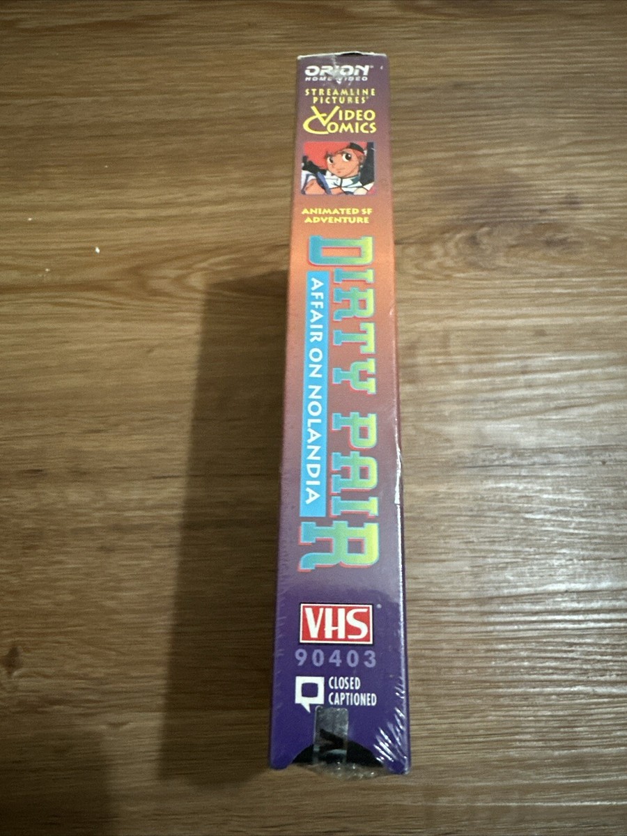 Vtg Dirty Pair Affair On Nolandia Anime VHS Haruka Takachiho