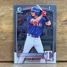 2025 Bowman Chrome Prospect Jesus Lopez Texas Rangers 1st Bowman #BCP-88