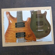 POP-KARD feat. PATRICK EGGLE GUITARS 11x15 greeting card aae