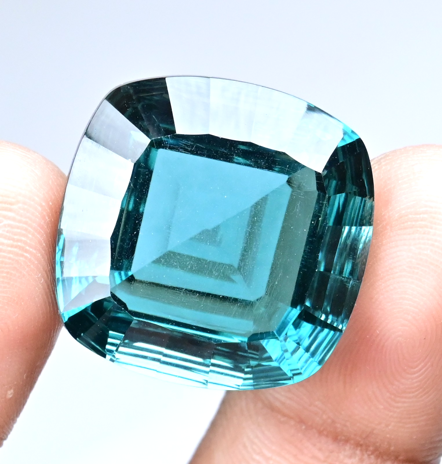 53.40 Ct Natural Greenish Neon Blue Paraiba Tourmaline Certified Loose Gemstone