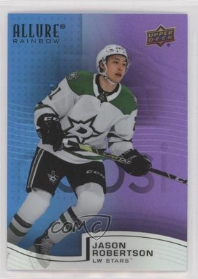 2021-22 Upper Deck Allure Rainbow Blue Purple 111/199 Jason Robertson #R-60 0pg4