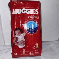 HUGGIES Diapers, Little Snugglers Size N Up To 10LB Disney Baby(L2)