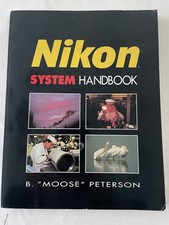 Nikon System Handbook  Peterson  1991  Vintage  Large Paperback  VG Cond.