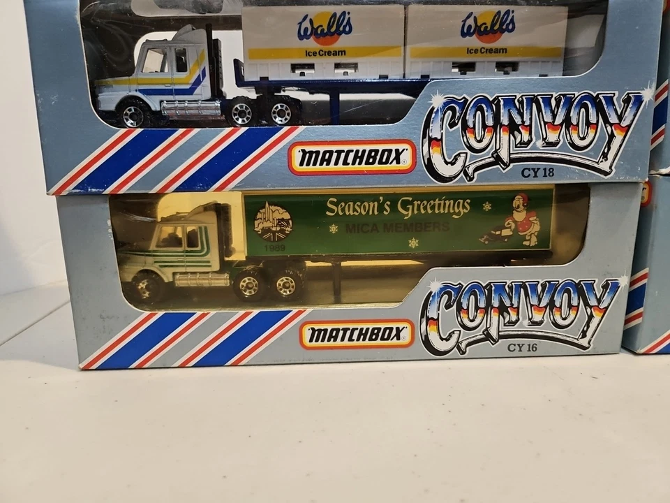 Vintage Matchbox Convoy Trucks - Delivers Lot Of 6 - Image 4 of 4