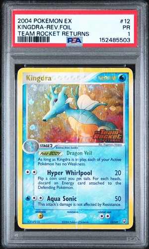 Kingdra graded PSA 1 for sale on eBay