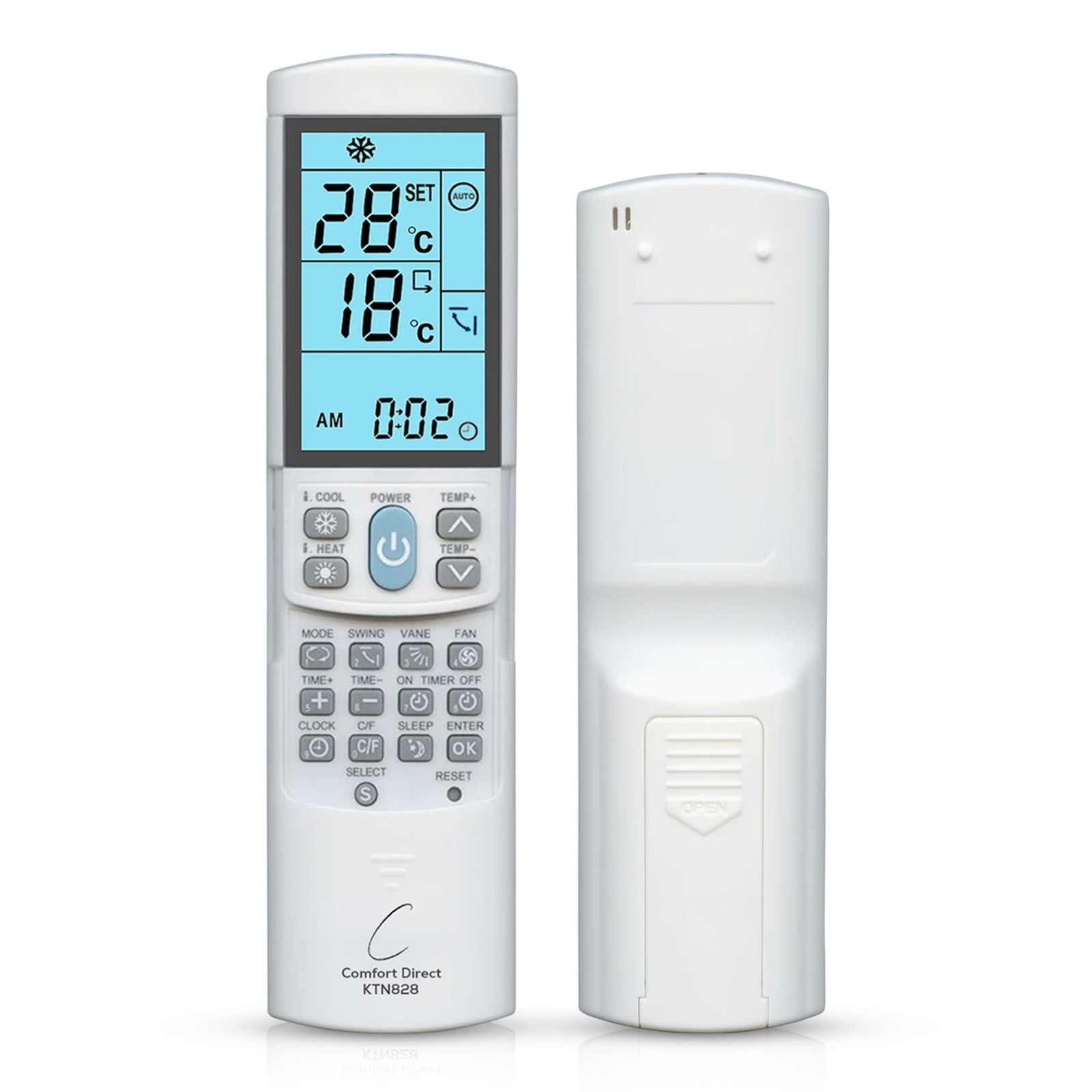 Control Dual &deg;f/&deg;c Modes -
