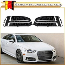 Lüftungsgitter Nebelscheinwerfer Gitter Blende Für AUDI A4 S4 B9 S-LINE 16-2018