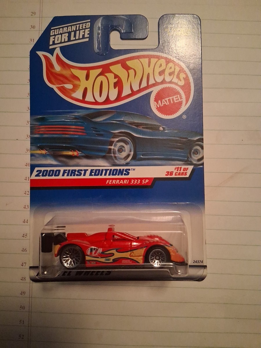 2000 Hot Wheels First Edition Ferrari 333 SP 11/36 | eBay
